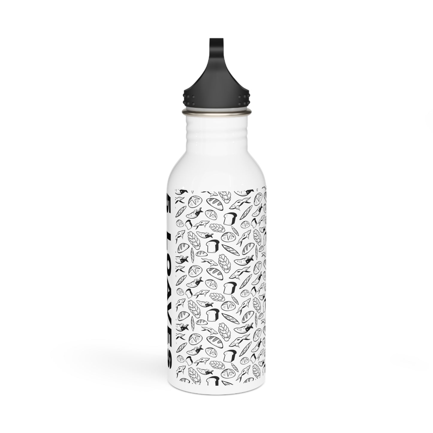 5 Loaves Stainless Steel Water Bottle