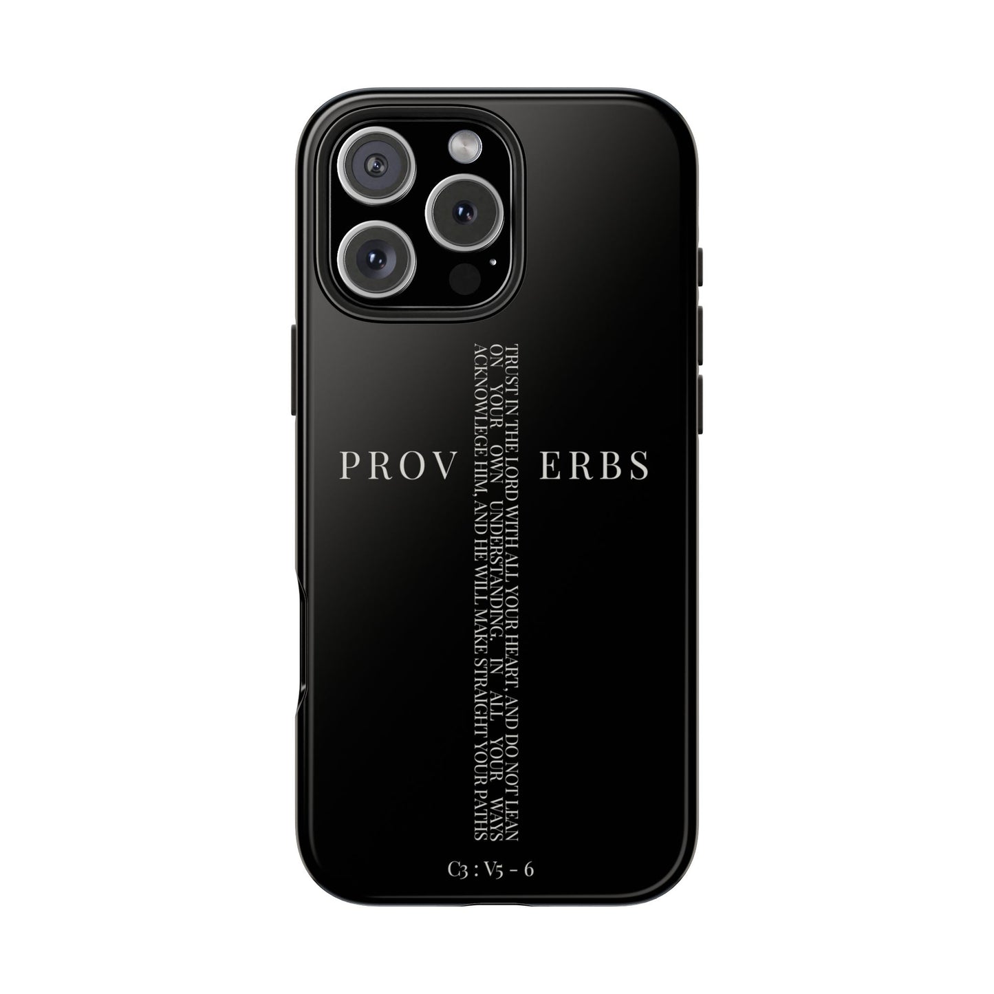 Inspirational Proverbs Tough Phone Case